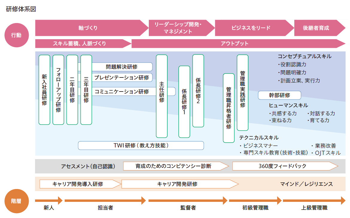 研修体系図